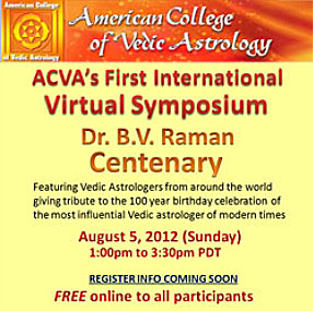 ACVA First International Virtual Symposium August 5th 2012