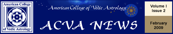 American College of Vedic Astrology Newsletter