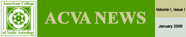 American College of Vedic Astrology Newsletter