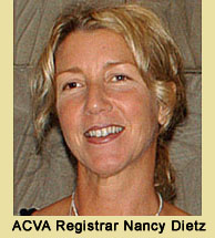 ACVA Online Registrar Nancy Dietz