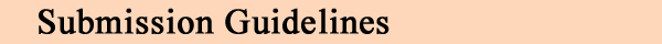 Submission Guidelines